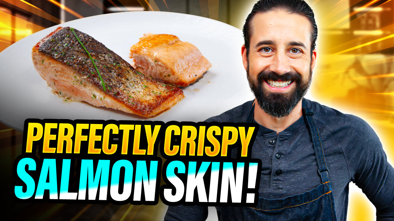 The Secret To Restaurant-Quality Crispy Salmon Skin