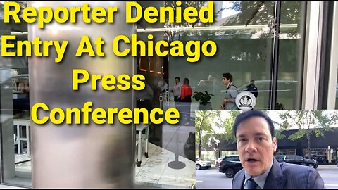 Shocking Ban! Reporter William J. Kelly Blocked from Pritzker & Johnson’s Press Conference! 
