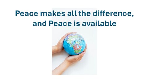 Sermon Only | Peace makes all the difference, and peace is available | December 29, 2024