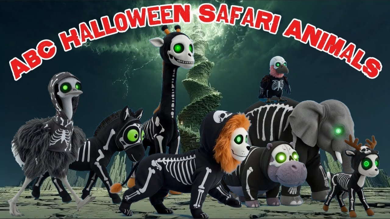 Halloween ABC Safari Quest: Fun Animal Nursery Rhyme!