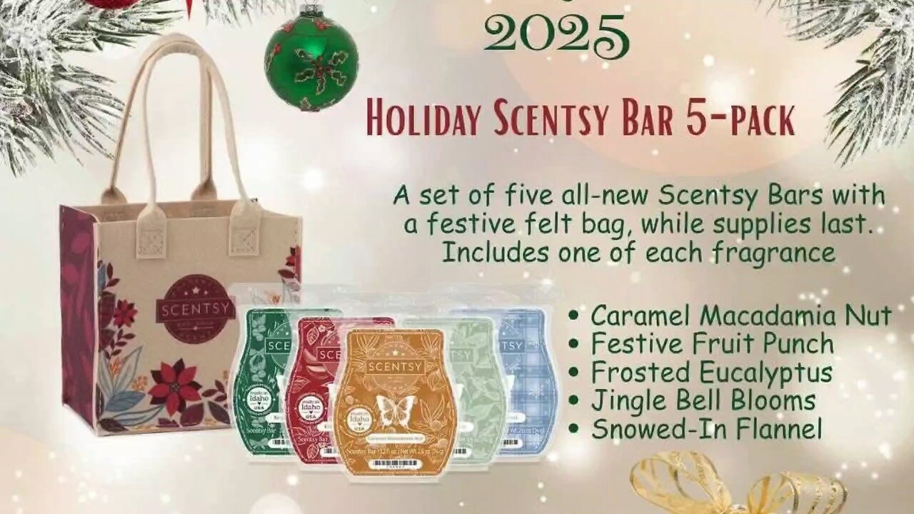Christmas Scentsy products