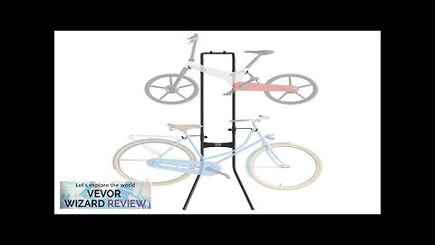 VEVOR 2 Bike Storage Rack Free Standing Gravity Wall Vertical Bike Rack Review