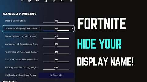 How to Hide Display Name on Fortnite: Quick Guide!