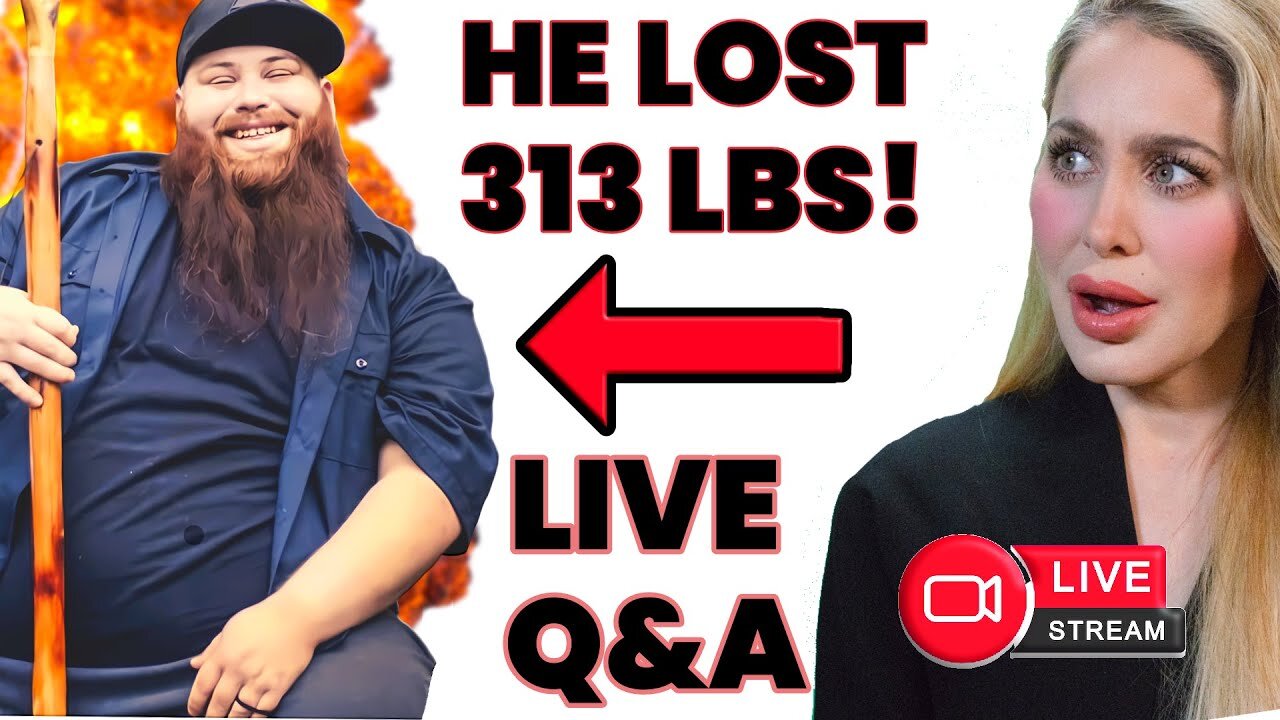 LIVE Q&A | Nate's 300-Pound Weight Loss with a BROKEN BACK & NECK!