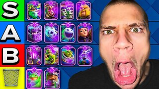 Jynxzi Ranks EVERY EVO in Clash Royale