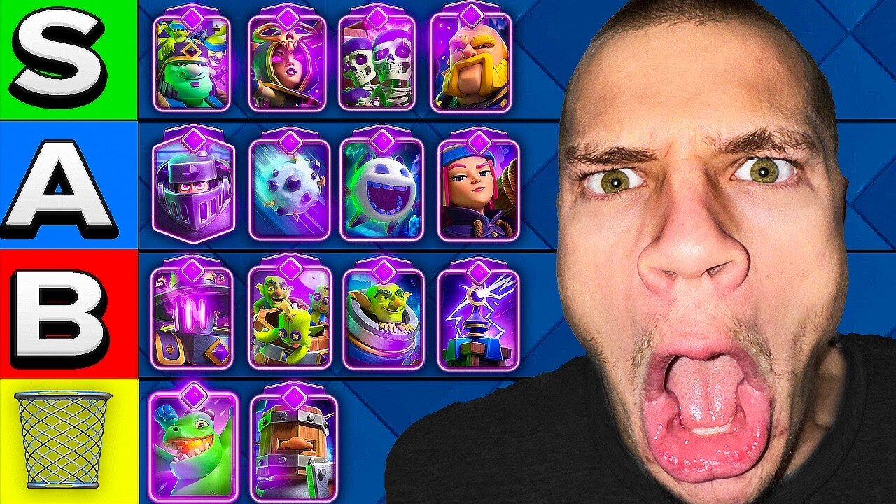 Jynxzi Ranks EVERY EVO in Clash Royale