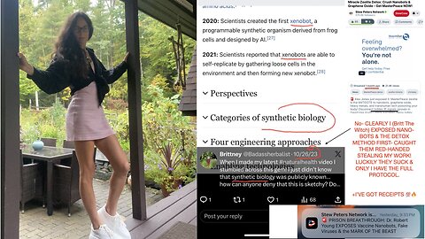 Exposing Stew Peters & Alex Jones: they stole my work!