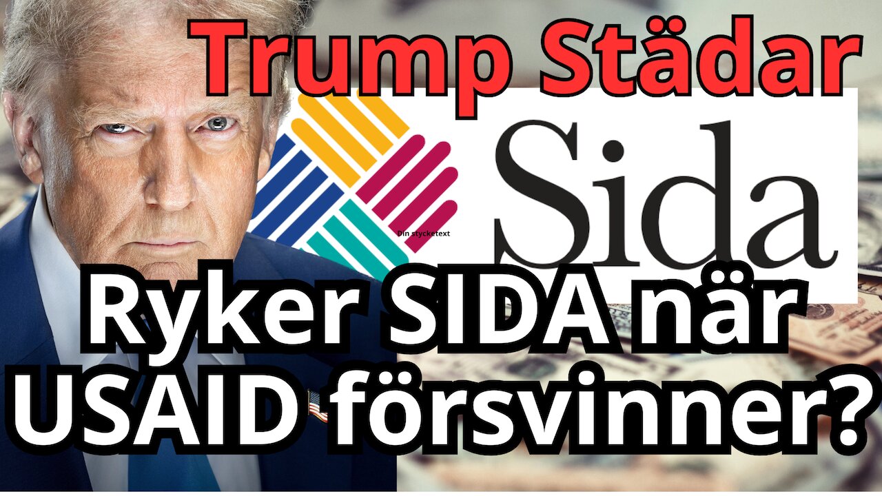 Står Sida på tur när Trump drar in biståndet?