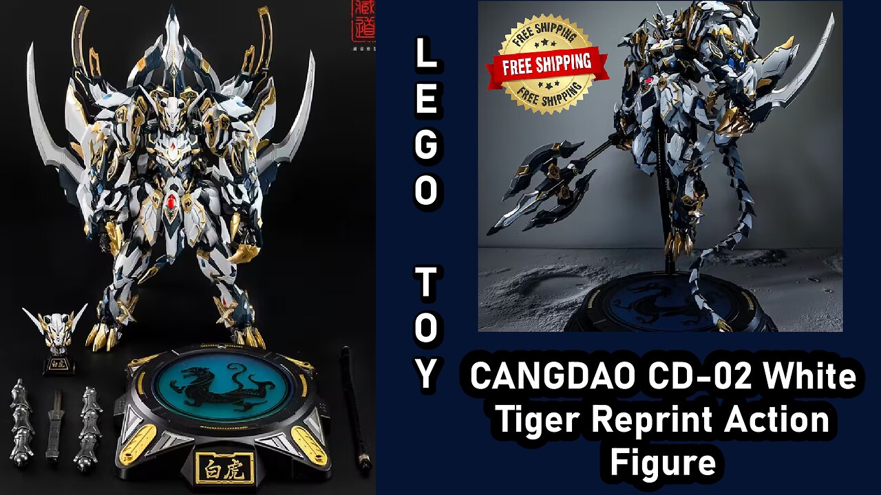 Unboxing & Assembly CANGDAO white Tiger Action Figure