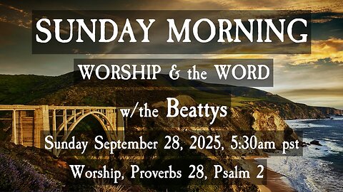 🌞 SUNDAY MORNING ✝️