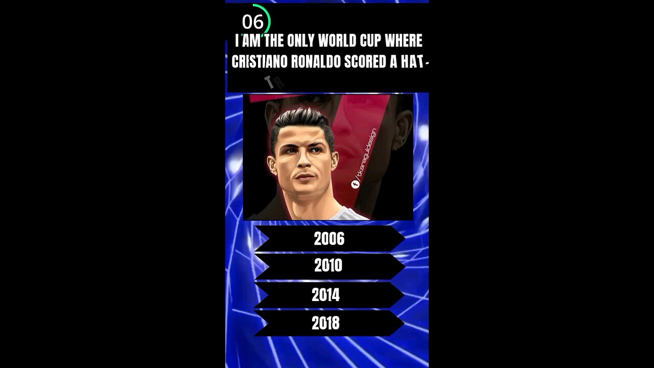 The Only World Cup Where Cristiano Ronaldo Scored a Hat-Trick' ⚽ #ronaldo #football #sccoer #fifa