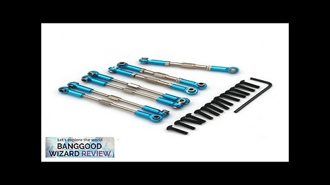 Metal Upgraded Adjustable Linkage Rods Set for Wltoys 104001 1/10 RC Car Review