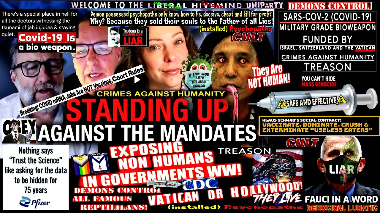 Federal Court case seeks justice for Trudeau’s COVID travel ban - installed demonic murdering psycho