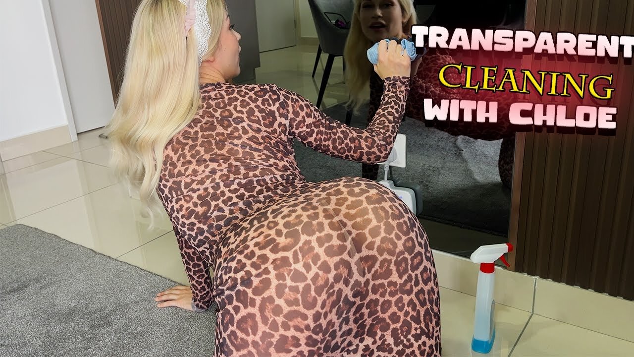 [4K] Chloe Cleans Mirrored Floors | Satisfying Shine & Gentle Touch