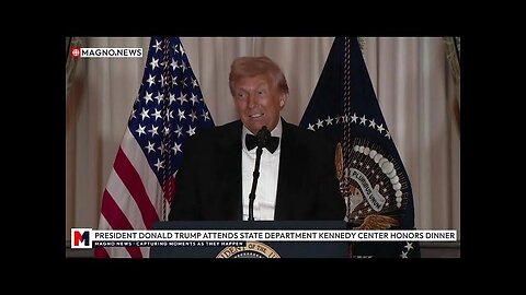 🇺🇸 President Trump and Secretary Rubio Attend State Department Kennedy Center Honors Dinner *** WORTH A WATCH ***