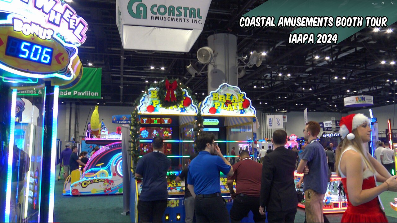 Arcade Booth Tours: Coastal Amusements - IAAPA 2024