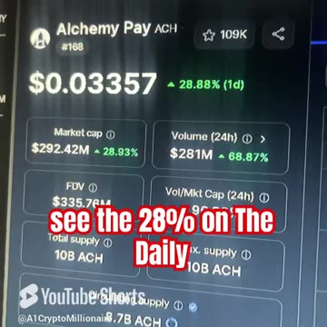 alchemy pay price prediction crypto coin #fyp