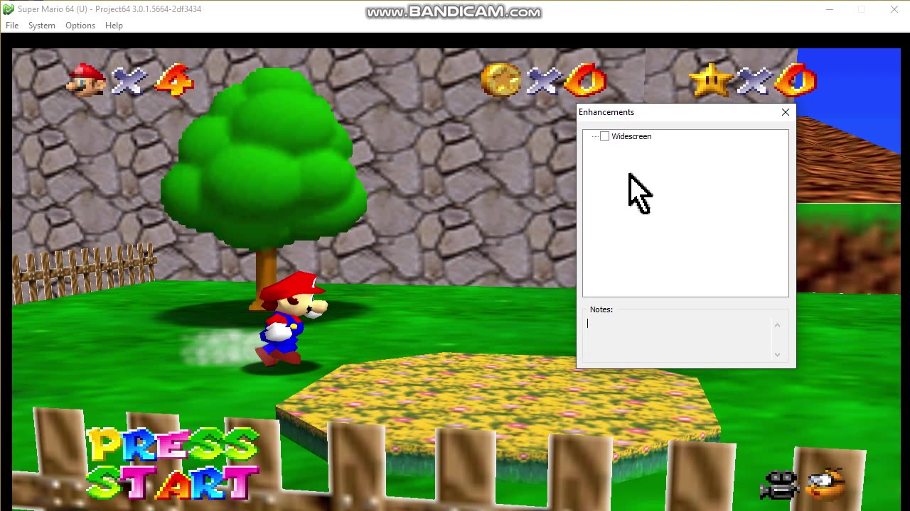 Project64 How to set HD and widescreen 16x9