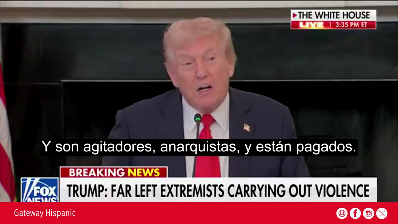 President Trump hosts ANTIFA Roundtable with independent journalists