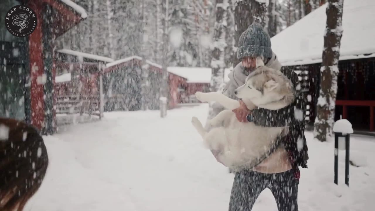 Love, Laughter, and Paws in the Snow.