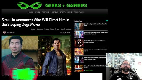 Simu Liu Introduces Director To His New Movie Sleeping Dogs