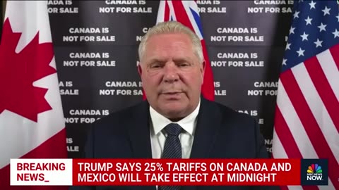 Canada will respond to Trump tariffs ‘like they’ve never seen before,’ says Ontario premier