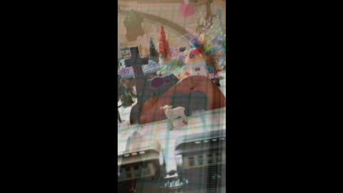 Spring Traintable Trip from Above with music