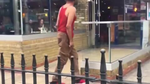 The usual suspect in UK shows his skills to everyone.