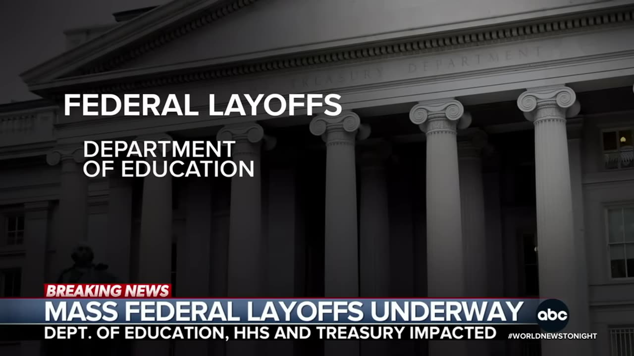 Mass firings of federal workers begin on day 10 of government shutdown
