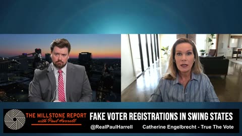 Catherine Engelbrecht w/ Paul Harrell last mo. SWING STATE VOTER FRAUD