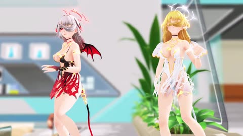 MMD KissKitsune Snowbreak Clarina