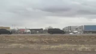 Multiple people killed, others injured in a pileup involving dozens of vehicles south of Pueblo, Co