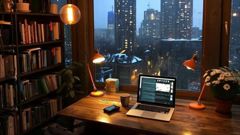 Sleep and Relax Music with Soft Harmonica Dream Guitor & Raining Nature Sounds.