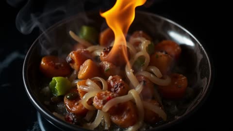 🥦🥕 Smoked Forest Salad + Golden Root Carpaccio | FlavorVille Optical Dining Experience