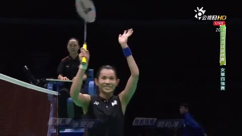 羽球亞錦賽-戴資穎vs賽娜 公視3台20180428 Tai Tzu Ying vs Saina