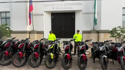 Motos hurtadas en Bucaramanga