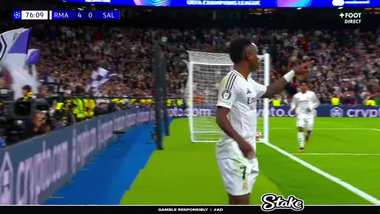 VINICIUS JR MAKES IT FIVE