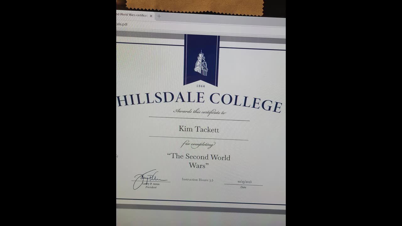 I HAVE BEEN TAKING CLASSES