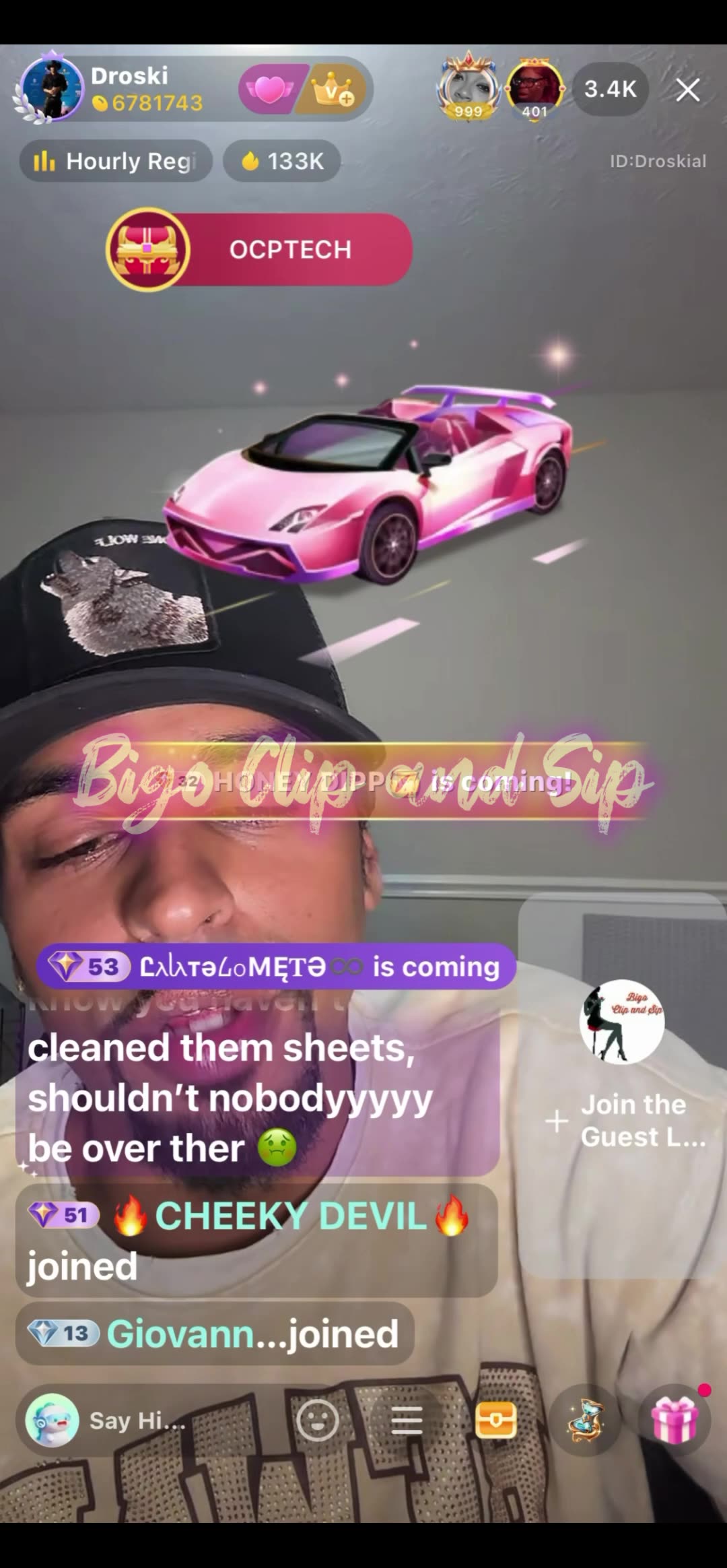 Droski lines 21 n tells her how he really felt about her 12/2/25 #bigoclipandsip