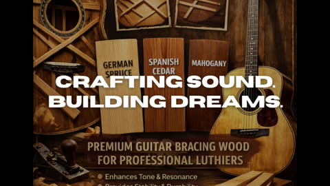 The Art of Guitar Bracewood | Crafting Tone & Strength