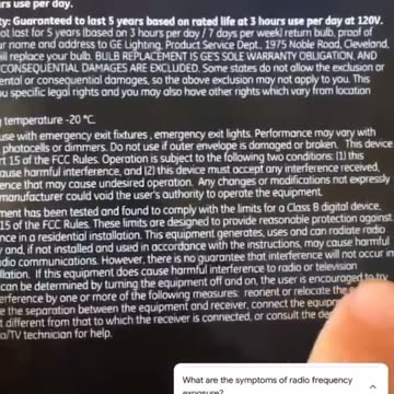 LED lights are microwaving you