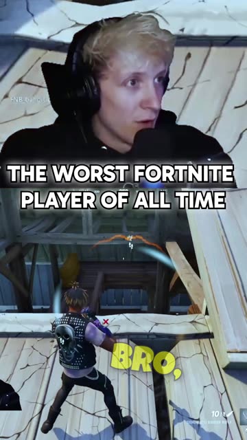 The worst Fortnite player of all time