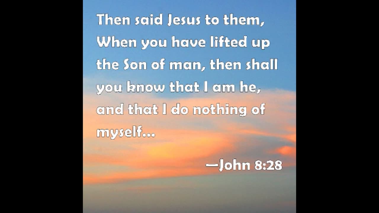 I Do Nothing Of Myself