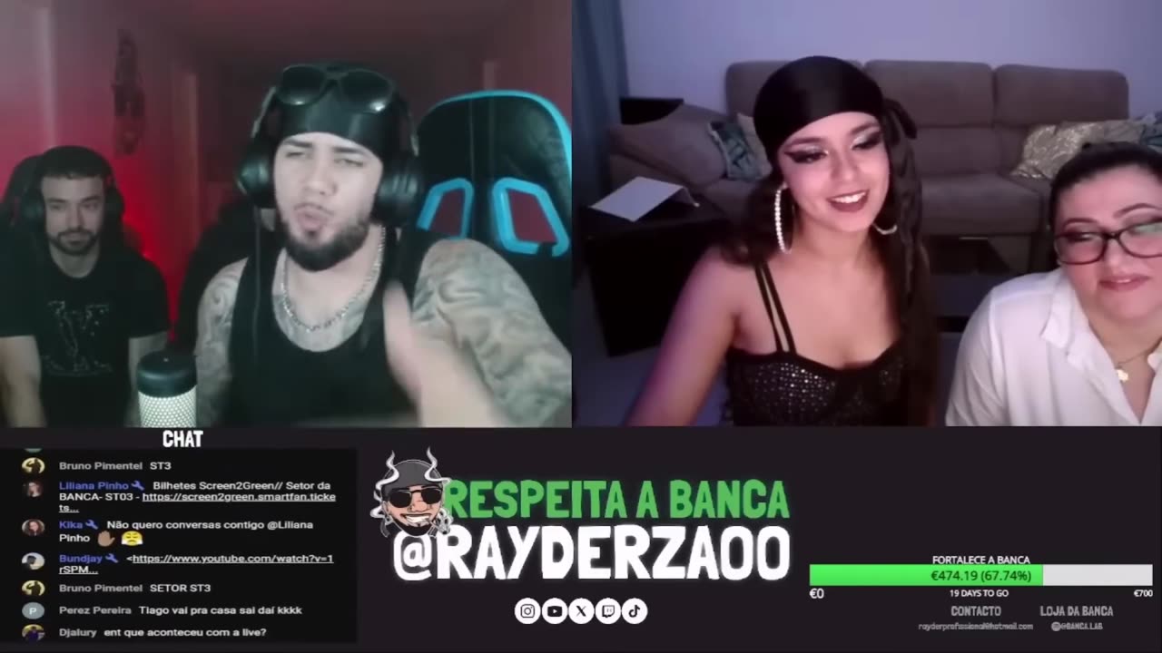 RAYDER ENCONTRA IRMÃ GÉMEA NO CHAT PT