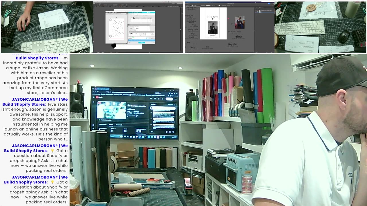 Work From Home £3M+ Dropshipping Sales + Q&A (LIVE STREAM — Watch Real Shopify Orders Shipped Daily)