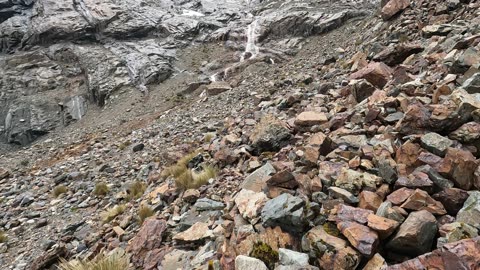 Starting the climb between Cayesh and Maparaju #huaraz