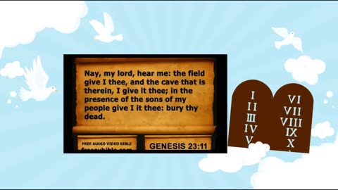 Audio Bible with KJV text Genesis Chapter 23