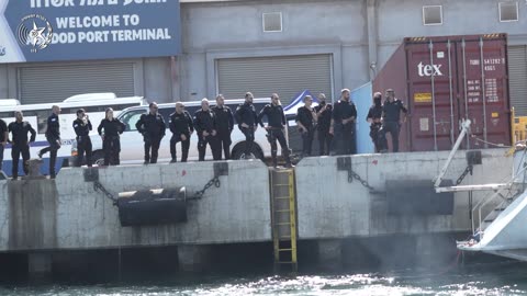 Police say 470 activists detained by the Israeli Navy on the large flotilla attempting to break the 