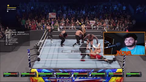 Playing WWE 2k25 universe mode.