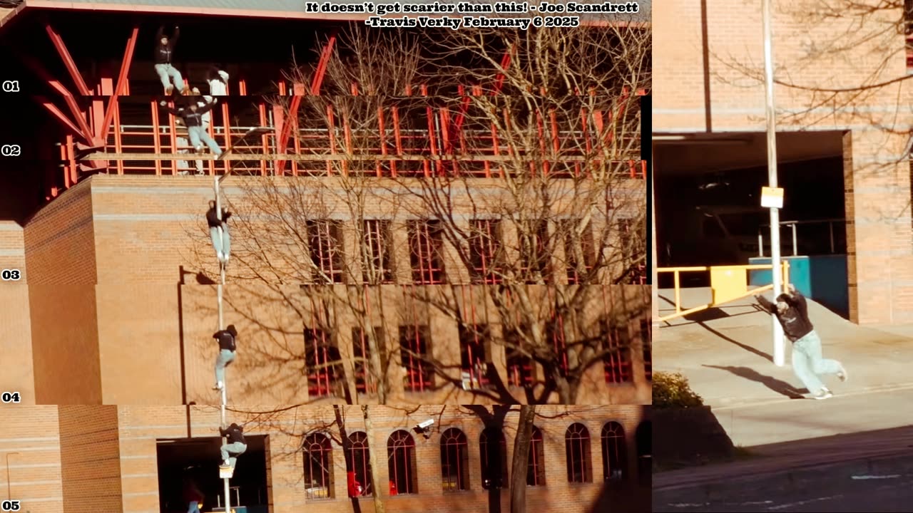 Prototype 443: Joe Scandrett goes down a light pole